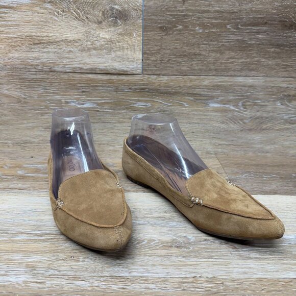 Me Too Cori Tan Suede Pointed Toe Loafers Women's Size 7 - Picture 6 of 7